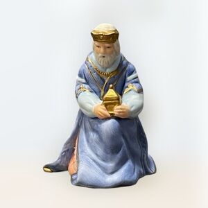 Vintage Avon O Holy Night Wiseman Magi Melchior Nativity Christmas Figurine